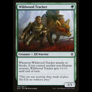 MTG Rastreador del bosque salvaje (Wildwood Tracker) Throne of Eldraine eld#183