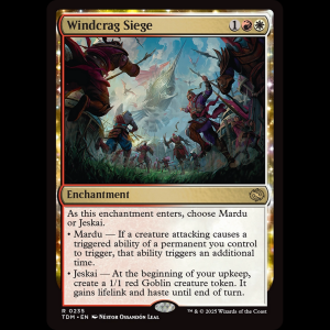 MTG Windcrag Siege Tarkir: Dragonstorm tdm#235