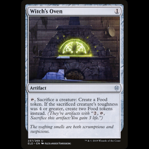 MTG Horno de la bruja (Witch's Oven) Throne of Eldraine eld#237