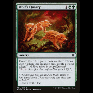 MTG Presas del lobo (Wolf's Quarry) Throne of Eldraine eld#184