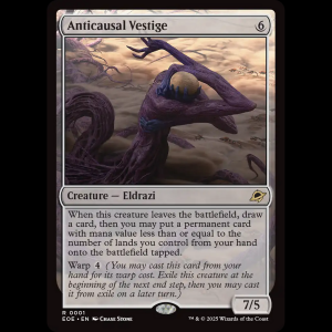 MTG Anticausal Vestige Edge of Eternities eoe#1