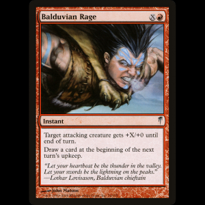 MTG Furia balduviana (Balduvian Rage) Coldsnap csp#76