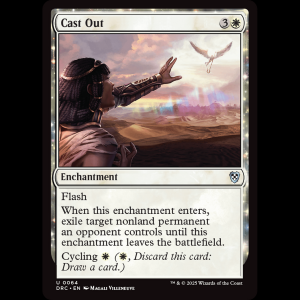 MTG Cast Out Aetherdrift Commander drc#64