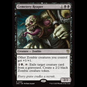 MTG Cemetery Reaper Aetherdrift Commander drc#87