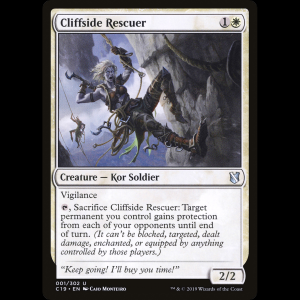 MTG Cliffside Rescuer Commander 2019 c19#1