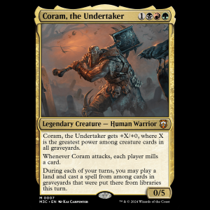 MTG Coram, the Undertaker Modern Horizons 3 Commander m3c#7