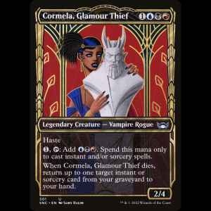 MTG Cormela, Glamour Thief Streets of New Capenna snc#301