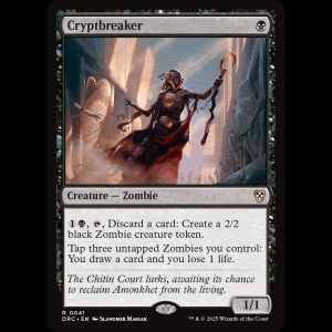 MTG Cryptbreaker Aetherdrift Commander drc#41