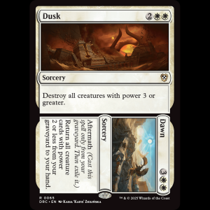 MTG Dusk // Dawn Aetherdrift Commander drc#65