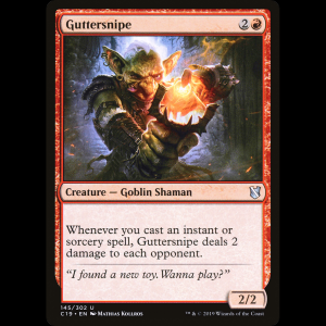 MTG Guttersnipe Commander 2019 c19#145