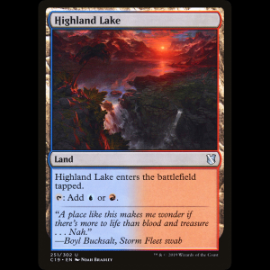 MTG Highland Lake Commander 2019 c19#251