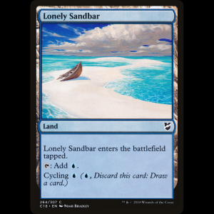 MTG Lonely Sandbar Commander 2018 c18#264