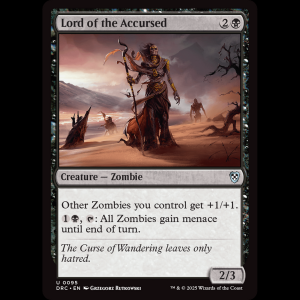 MTG Lord of the Accursed Aetherdrift Commander drc#95