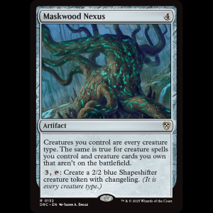 MTG Maskwood Nexus Aetherdrift Commander drc#132