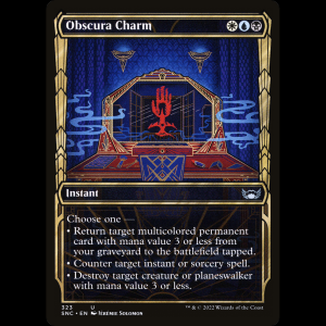 MTG Obscura Charm Streets of New Capenna snc#323