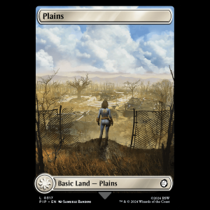 MTG Plains Fallout pip#317