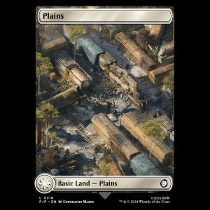 MTG Plains Fallout pip#318