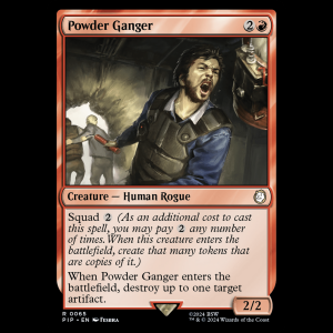 MTG Powder Ganger Fallout pip#65