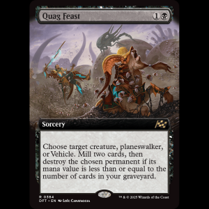 MTG Quag Feast Aetherdrift dft#384