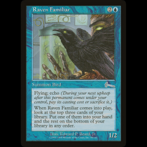 MTG Raven Familiar Urza's Legacy ulg#39