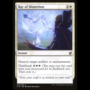 MTG Ray of Distortion Commander 2019 c19#72