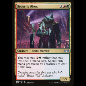 MTG Security Rhox Streets of New Capenna snc#220