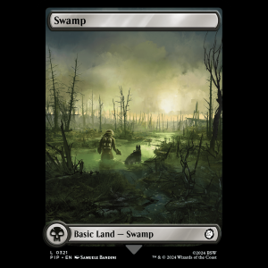 MTG Swamp Fallout pip#321
