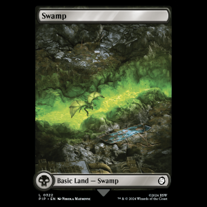 MTG Swamp Fallout pip#322