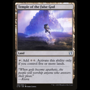 MTG Temple of the False God Commander 2019 c19#280