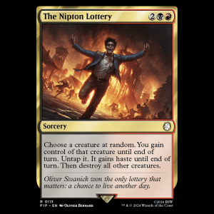 MTG The Nipton Lottery Fallout pip#113