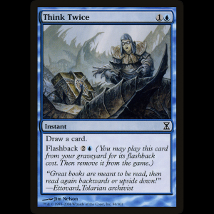 MTG Pensar dos veces (Think Twice) Time Spiral tsp#86