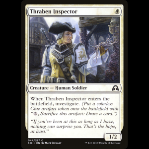 MTG Inspectora de Thraben (Thraben Inspector) Shadows over Innistrad soi#44