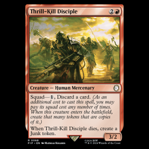 MTG Thrill-Kill Disciple Fallout pip#68