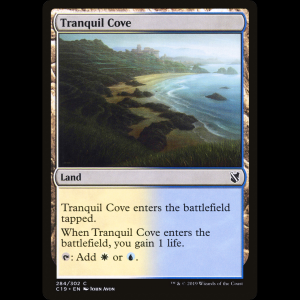 MTG Tranquil Cove Commander 2019 c19#284