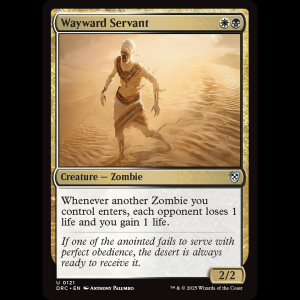 MTG Wayward Servant Aetherdrift Commander drc#121