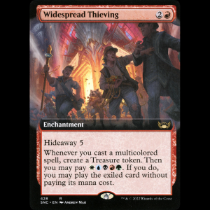 MTG Widespread Thieving Streets of New Capenna snc#428
