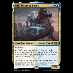 MTG Will, hijo de la paz (Will, Scion of Peace) Wilds of Eldraine woe#218