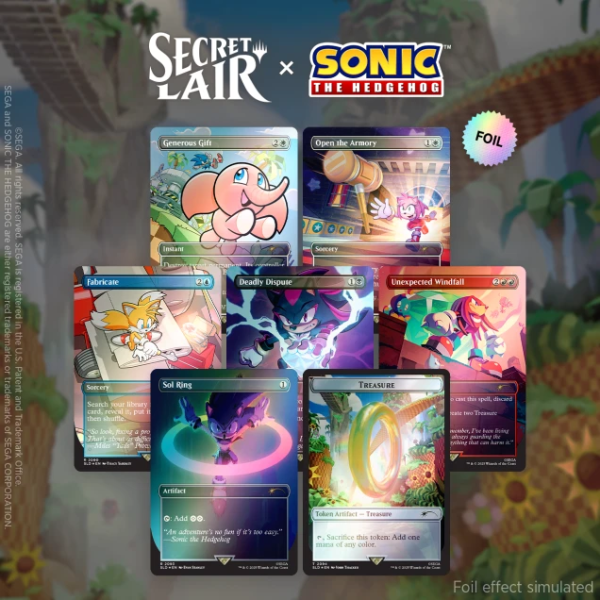 Secret Lair Sonic: Chasing Adventure Foil Edition MTG - Madtoyz