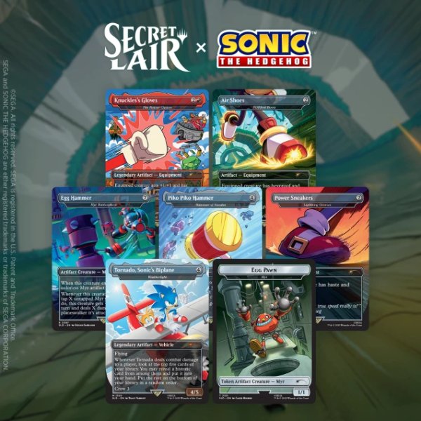 sonic mtg cards MTG Commander EDH Sonic the Hedgehog 100 Magic Cards Custom – Moonveil Games main image 1