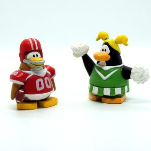 Club Penguin Mix 'N Match Series 9 Football Player & Cheerleader