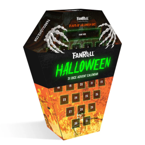 FanRoll Dados Metallic Halloween Dice Calendar