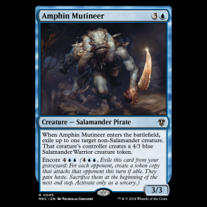 MTG Amphin Mutineer Murders at Karlov Manor Commander mkc#95
