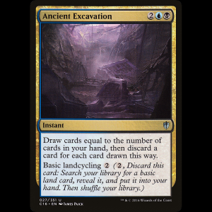 MTG Excavación antigua (Ancient Excavation) Commander 2016 c16#27