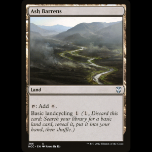 MTG Ash Barrens New Capenna Commander ncc#386