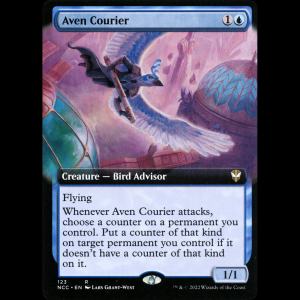 MTG Aven Courier New Capenna Commander ncc#123