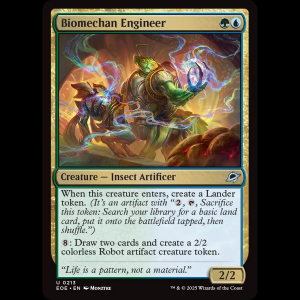 MTG Biomechan Engineer Edge of Eternities eoe#213