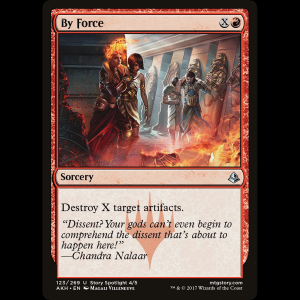 MTG A la fuerza (By Force) Amonkhet akh#123