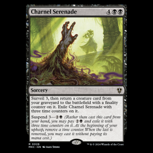 MTG Charnel Serenade Murders at Karlov Manor Commander mkc#26
