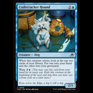 MTG Codecracker Hound Edge of Eternities eoe#50
