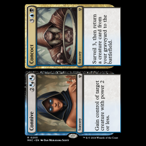 MTG Connive // Concoct Murders at Karlov Manor Commander mkc#203